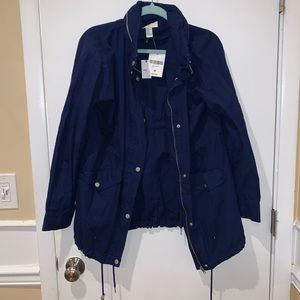 Lightweight Navy Parka